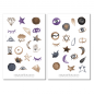 Preview: Alchemie und Magie Sticker Set