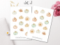 Preview: Pastel Pumpkin Sticker Set