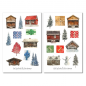 Preview: Forest Animals Winter Sticker Set