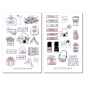 Preview: Planen und Reisen Sticker Set