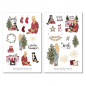 Preview: Mädchen Weihnachten Sticker Set