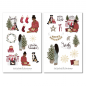 Preview: Girls Christmas Sticker Set