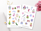 Preview: Animals Gifts Christmas Sticker Set