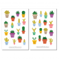 Preview: Cactus Sticker Set