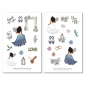 Preview: Girls Wedding Sticker Set