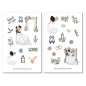 Preview: Mädchen Braut Sticker Set