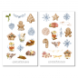 Preview: Christmas Food Sticker Set