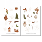 Preview: Forest Animals Winter Sticker Set