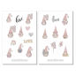 Preview: Gnome Valentinstag Sticker Set