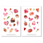 Preview: Valentinstag Sticker Set