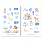 Preview: Arktische Tiere Sticker Set