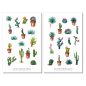 Preview: Cactus Sticker Set