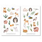 Preview: Waldtiere Sticker Set