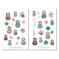 Preview: Matryoshka Sticker Set