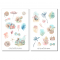 Preview: Sommer Watercolor Sticker Set