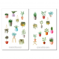 Preview: Zimmerpflanzen Sticker Set