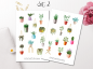 Preview: House plants Sticker Set