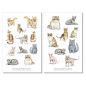 Preview: Katzen Sticker Set