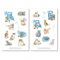 Preview: Katzen Sticker Set