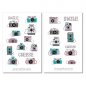 Preview: Cameras Sticker Set