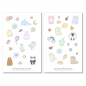 Preview: Cute Animals Sticker Set