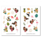 Preview: Tropische Mädchen Sticker Set
