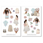 Preview: Flower Girls Sticker Set