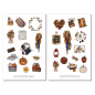 Preview: Herbst Mädchen Sticker Set