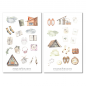 Preview: Herbst Zuhause Sticker Set