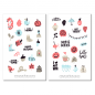 Preview: Herbst Pastell Sticker Set