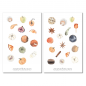 Preview: Herbst Essen Sticker Set