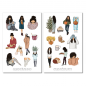 Preview: Cozy Girl Collection Sticker Set