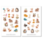 Preview: Waldtiere Sticker Set