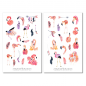 Preview: Flamingo Sticker Set