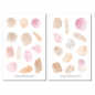 Preview: Frauen Gesichter Sticker Set