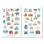 Preview: Camping Sticker Set