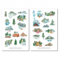 Preview: Camping Sticker Set