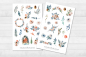 Preview: Rosen Winter Sticker Set