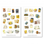Preview: Notizbücher Sticker Set