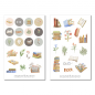 Preview: Books Floral Sticker Set