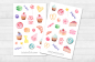 Preview: Candy and Pastry Sticker Set