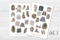 Preview: Herbst Mode Sticker Set