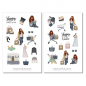 Preview: Mädchen Shopping Sticker Set