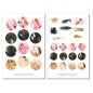 Preview: Bunte Monde Sticker Set