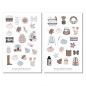 Preview: Mädchen Herbst Sticker Set