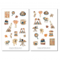 Preview: Mädchen Herbst Sticker Set