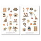 Preview: Mädchen Herbst Sticker Set