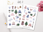 Preview: Girls Winter Sticker Set