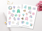 Preview: Girls Winter Sticker Set