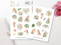 Preview: Giraffen Sticker Set